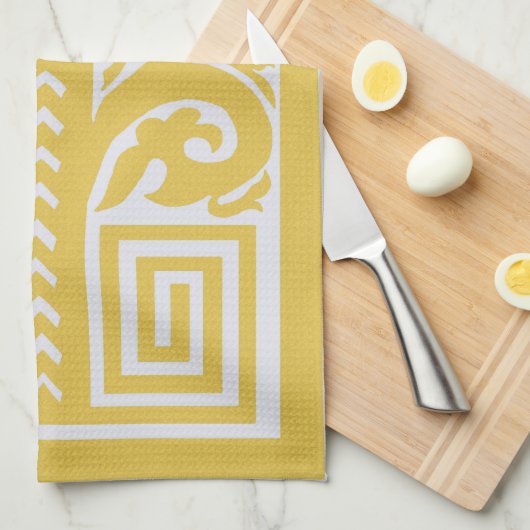 Barcelona Palm Tree Kitchen Towel Theedoek (Quarter Fold)