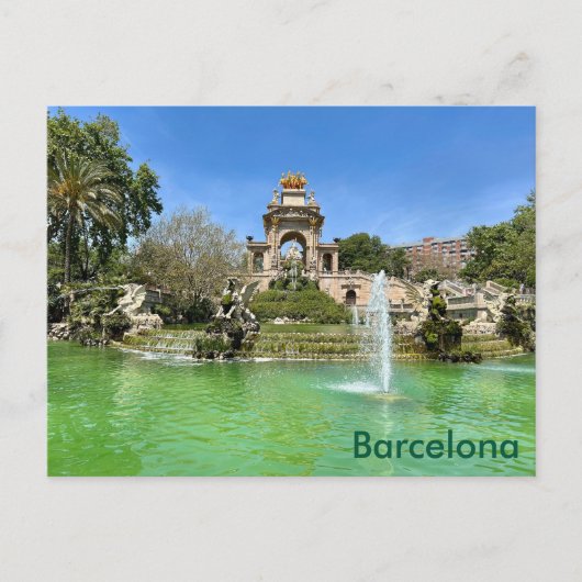 Barcelona – Parc de la Ciutadella Briefkaart (Voorkant)