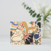 Barcelona-Park Güell Briefkaart (Staand voorkant)