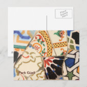 Barcelona-Park Güell Briefkaart (Voorkant / Achterkant)