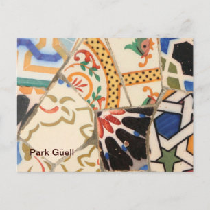 Barcelona-Park Güell Briefkaart