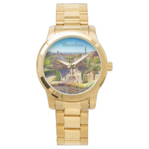 Barcelona, Park Güell Horloge