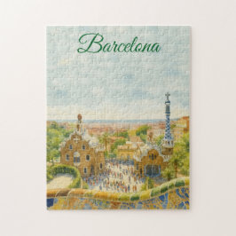 Barcelona Park Guell Legpuzzel