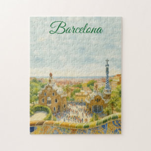 Barcelona Park Guell Legpuzzel