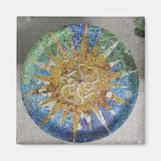 Barcelona Park Guell Magneet (Voorkant)