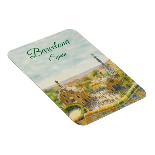 Barcelona Park Guell Magneet (Rechterzijde)