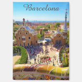 Barcelona, Park Guell Magneet (Voorkant)