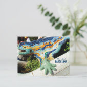 Barcelona Park Guell Mosaics Briefkaart (Staand voorkant)