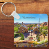 Barcelona, Park Guell Sleutelhanger (Voorkant)