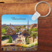 Barcelona, Park Guell Sleutelhanger (Achterkant)