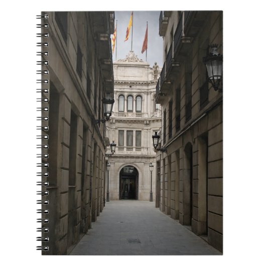 Barcelona Passage — Minimaal Licht Notitieboek (Voorkant)