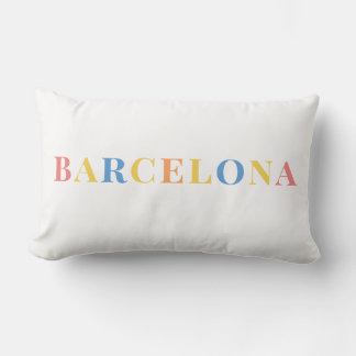 Barcelona Pastel Kleur Design Kussen