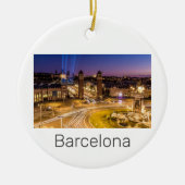 Barcelona Plaza de Espana Catalonia Spain Sunset Keramisch Ornament (Voorkant)