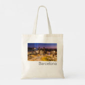 Barcelona Plaza de Espana Catalonia Spain Sunset Tote Bag (Achterkant)