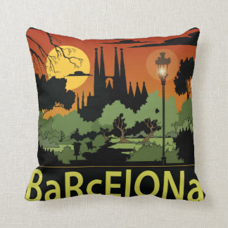 Barcelona Polyester Worpillow 40 x 40 cm Kussen