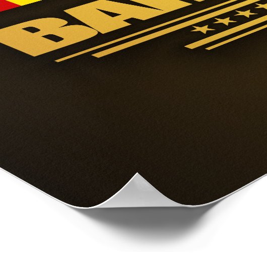 Barcelona Poster (Hoek)