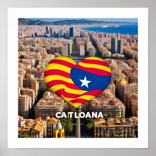 Barcelona Poster (Voorkant)