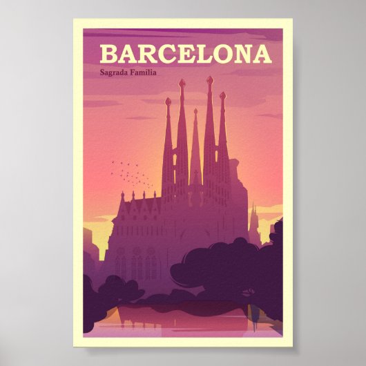 Barcelona Poster (Voorkant)