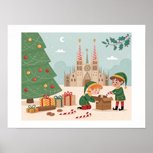 Barcelona Poster (Voorkant)