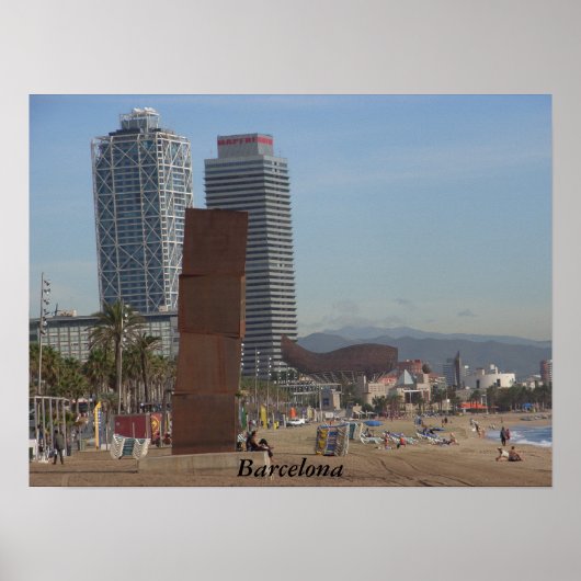 Barcelona Poster (Voorkant)