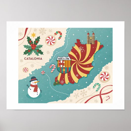 Barcelona Poster (Voorkant)