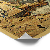 Barcelona Poster Vintage Travel Retro Spain Print (Hoek)