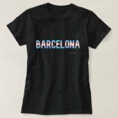 Barcelona Pride Transgender Vlag T-shirt (Design voorkant)