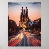 Barcelona Print Spanje Muurkunst Barcelona Poster (Voorkant)