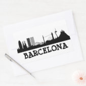 Barcelona Rechthoekige Sticker (Envelop)