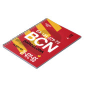Barcelona - Reisjournaal Notitieboek (Linkerzijde)