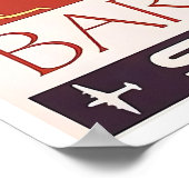 Barcelona Reisposter Spanje Kunst Stierenvechter Poster (Hoek)