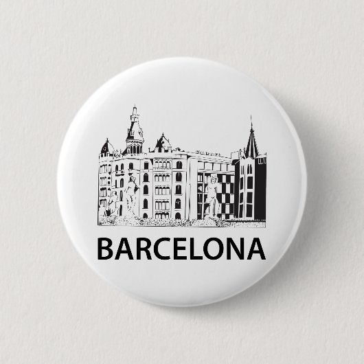 Barcelona Ronde Button 5,7 Cm (Voorkant)