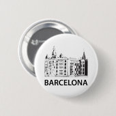 Barcelona Ronde Button 5,7 Cm (Voorkant /achterkant)