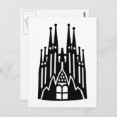 Barcelona Sagrada Familia Briefkaart (Voorkant / Achterkant)