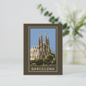 Barcelona Sagrada Familia Briefkaart (Staand voorkant)