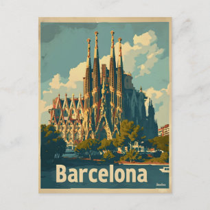  Barcelona Sagrada Familia Briefkaart