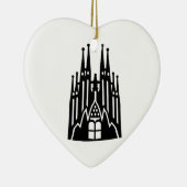 Barcelona Sagrada Familia Keramisch Ornament (Rechts)