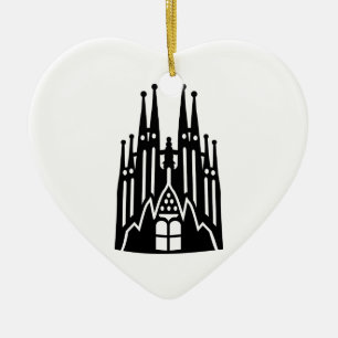 Barcelona Sagrada Familia Keramisch Ornament
