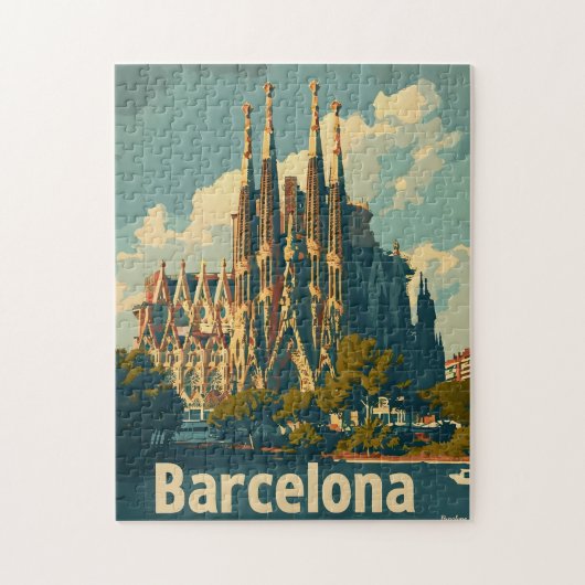 Barcelona Sagrada Familia Legpuzzel (Verticaal)