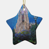 Barcelona Sagrada Familia met Park en Lantern Keramisch Ornament (Links)