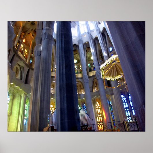 Barcelona. Sagrada Familia. Poster (Voorkant)