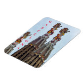 Barcelona Sagrada Familia steeples friet magnet Magneet (Linkerzijde)