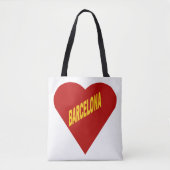 BARCELONA schoudertas Tote Bag (Voorkant)