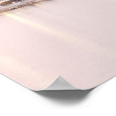 Barcelona Skyline Sunset Catalanonia Spanje Poster (Hoek)