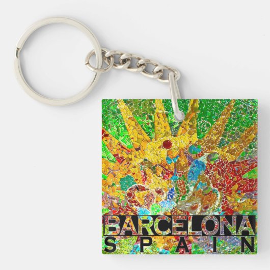 Barcelona Sleutelhanger (voorkant)