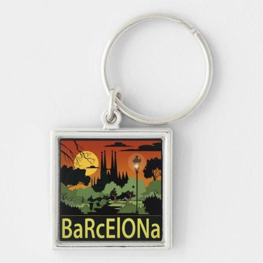 Barcelona Sleutelhanger (Voorkant)