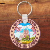 Barcelona Sleutelhanger (Voorkant)