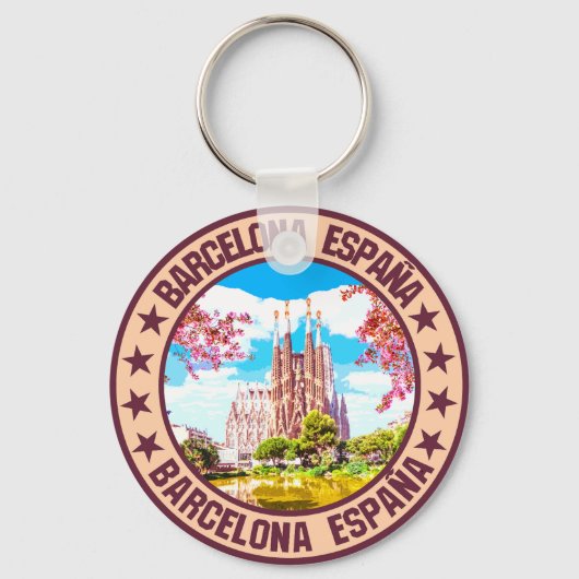 Barcelona Sleutelhanger (Achterkant)