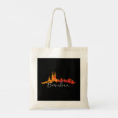 Barcelona Souvenir Spaans Vacation T Shirt Gift Tote Bag (Achterkant)