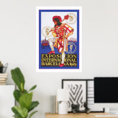 Barcelona ~ Spaanse toelichting Poster (Thuiskantoor)